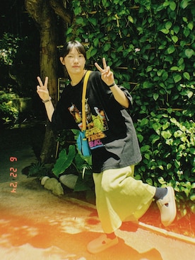 「plain-me（プレインミー）のアイテム」を使った、moldさん（レディース・164cm）の夏コーディネート