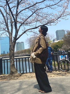 「AIC.（エーアイシー）のアイテム」を使った、カマさん（レディース・156cm）の春コーディネート