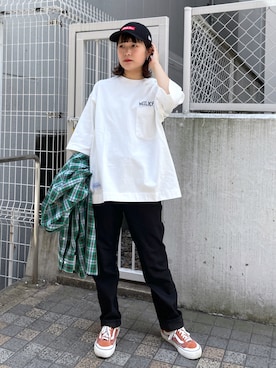 林 萌花さん(レディース・159cm)の春コーディネート