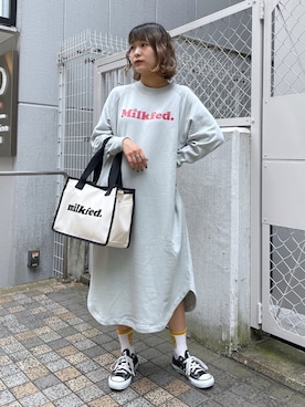 林 萌花さん（レディース・159cm）の秋コーディネート