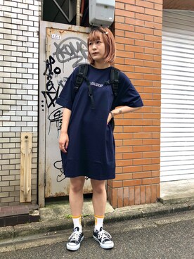 林 萌花さん(レディース・159cm)の夏コーディネート