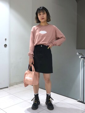 林 萌花さん（レディース・159cm）の夏コーディネート
