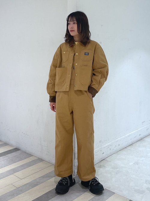 サロペット・オーバーオール・オールインワン CFT.tag overalls CFT.Tag overalls/black