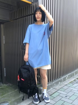 林 萌花さん（レディース・159cm）の夏コーディネート