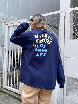 林 萌花さん（レディース・159cm）の秋コーディネート