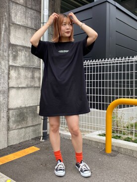 林 萌花さん(レディース・159cm)の夏コーディネート
