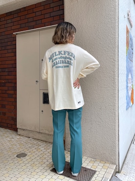 「MILKFED.（ミルクフェド）のアイテム」を使った、林 萌花さん（レディース・159cm）の秋コーディネート