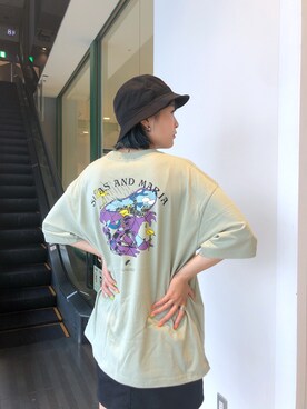 林 萌花さん（レディース・159cm）の夏コーディネート