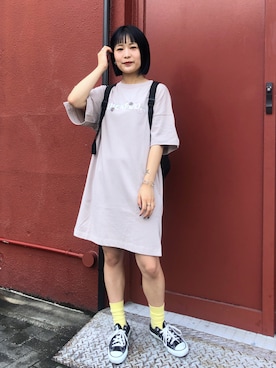 林 萌花さん(レディース・159cm)の夏コーディネート