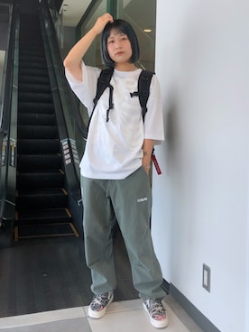 林 萌花さん（レディース・159cm）の夏コーディネート