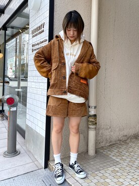 林 萌花さん（レディース・159cm）の秋コーディネート