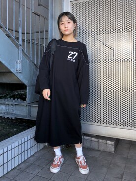 林 萌花さん（レディース・159cm）の夏コーディネート