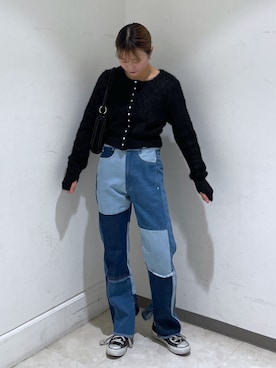 「新星WEARISTAにエントリー」｜林 萌花さん（レディース・159cm）の冬コーディネート