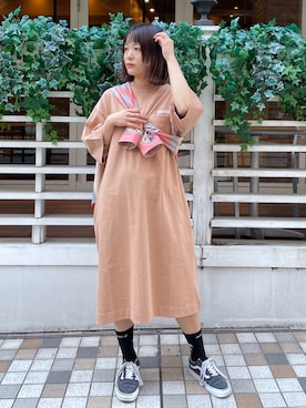 林 萌花さん(レディース・159cm)の春コーディネート