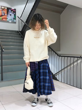 林 萌花さん(レディース・159cm)の秋コーディネート