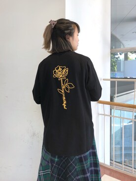 林 萌花さん（レディース・159cm）の秋コーディネート