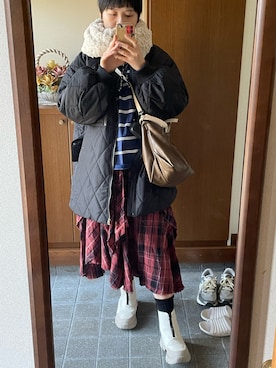 「Heather（ヘザー）のアイテム」を使った、ロモさん（レディース・164cm）の春コーディネート