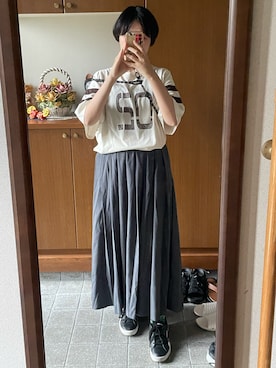 「Reebok（リーボック）のアイテム」を使った、ロモさん（レディース・164cm）の秋コーディネート