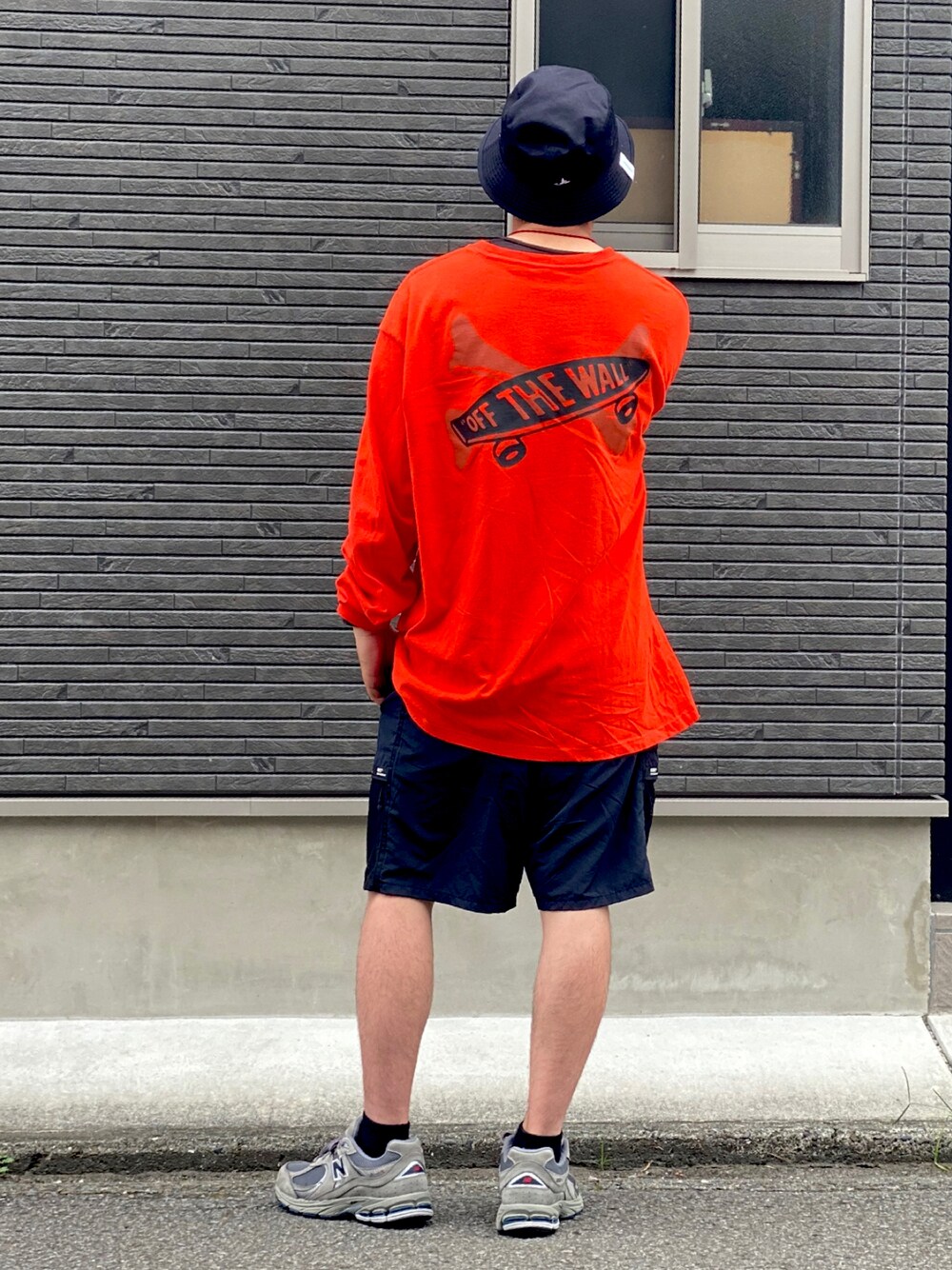 「だから秋服が好き、wtaps、wtaps_daliypics、newbalance2002」｜「DESCENDANTのアイテム（ハット、ブラック系）」を使った、Lさん（メンズ・170cm）の秋コーディネートの1枚目の写真