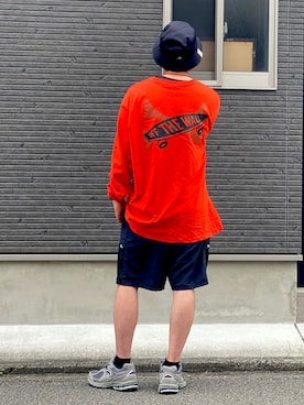 「newbalance2002」｜「アイテム（パンツ）」を使った、Lさん（メンズ・170cm）の秋コーディネート
