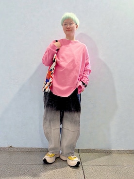 「IMARI（イマリ）のアイテム」を使った、Shinokiさん（レディース・155cm）の冬コーディネート