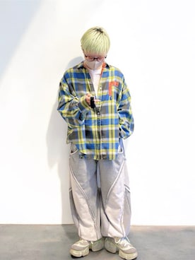 「grounds（グラウンズ）のアイテム（シューズ）」を使った、Shinokiさん（レディース・155cm）の春コーディネート