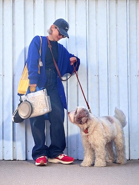 「ROOTOTE（ルートート）のアイテム」を使った、Shinokiさん（レディース・155cm）の冬コーディネート