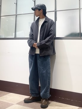 「アイテム（その他アウター）」を使った、翼さん（メンズ・168cm）の秋コーディネート