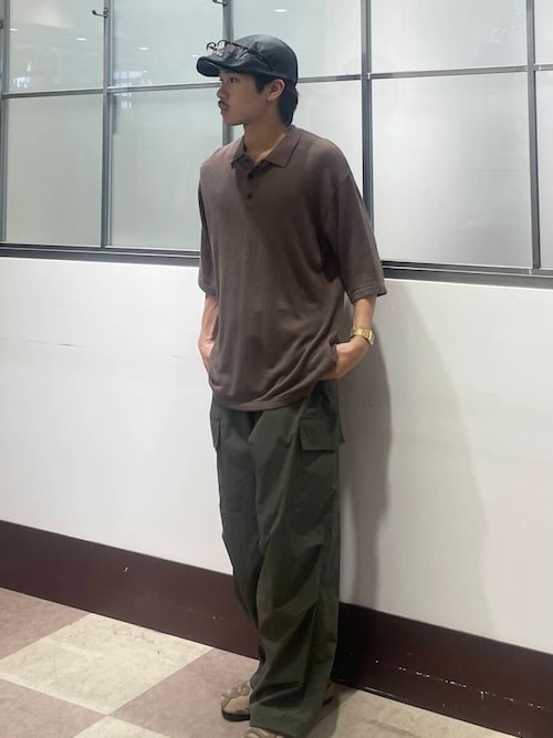 ウエストイージー ポリカーゴパンツ