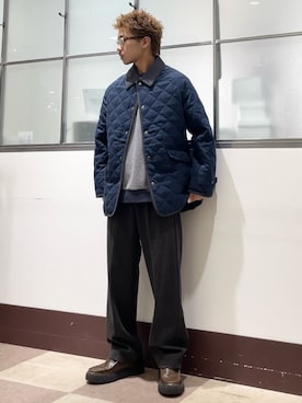 「アイテム（その他アウター）」を使った、翼さん（メンズ・168cm）の秋コーディネート