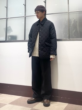 「メンズファッション」｜翼さん（メンズ・168cm）の冬コーディネート