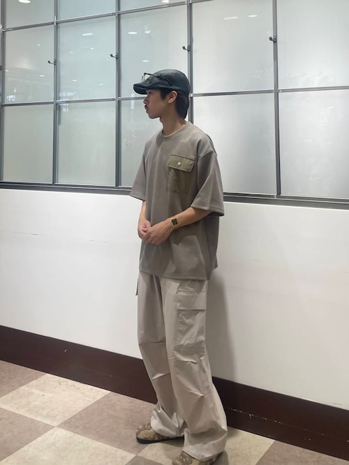 ウエストイージー ポリカーゴパンツ