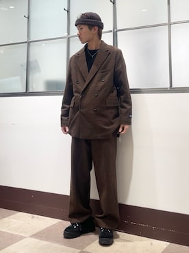 「アイテム（その他アウター）」を使った、翼さん（メンズ・168cm・10代）の冬コーディネート