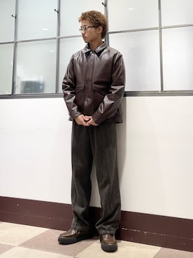 「冬アウター」｜「アイテム（その他アウター）」を使った、翼さん（メンズ・168cm）の冬コーディネート