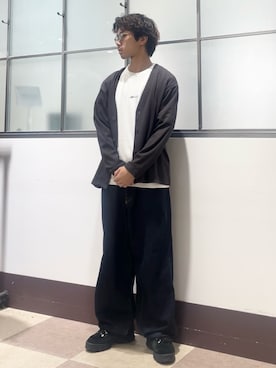 「季節の変わり目羽織コーデ」｜翼さん（メンズ・168cm）の秋コーディネート