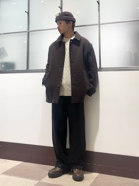 「アイテム（その他アウター）」を使った、翼さん（メンズ・168cm・10代）の冬コーディネート