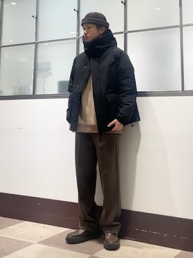 「アイテム（Tシャツ/カットソー）」を使った、翼さん（メンズ・168cm・10代）の冬コーディネート