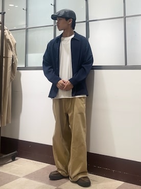 「メンズファッション」｜翼さん（メンズ・168cm）の秋コーディネート