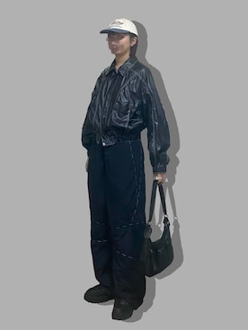 「アイテム（ローファー）」を使った、おなかすいたさん（レディース・160cm）の秋コーディネート