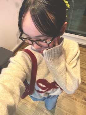 「Honeys（ハニーズ）のアイテム」を使った、ゆいなさん（レディース・158cm）の秋コーディネート