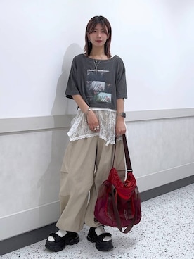 あゆねさん（レディース・164cm）の夏コーディネート