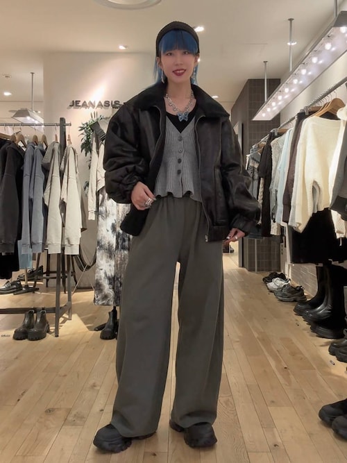 リバーシブルモンスターブルゾン/601819（ブルゾン）｜JEANASIS