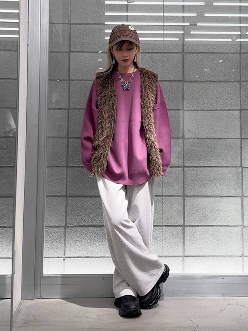 12G Wジャガードボリュームスリーブプルオーバー/166314（ニット