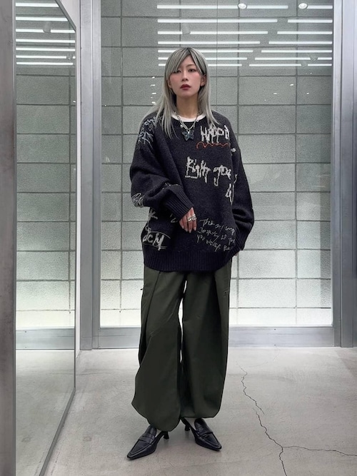 5G Doodleロゴプルオーバー/639846（ニット/セーター）｜JEANASIS