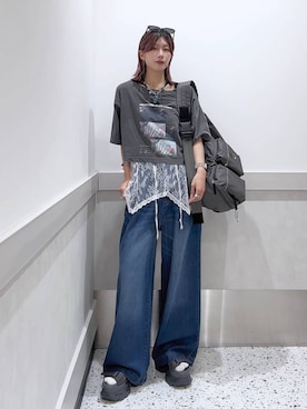 あゆねさん（レディース・164cm）の夏コーディネート