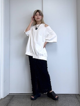 あゆねさん（レディース・164cm）の春コーディネート