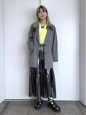 あゆねさん（レディース・164cm）の春コーディネート