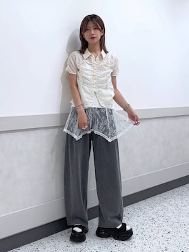 あゆねさん（レディース・164cm）の夏コーディネート