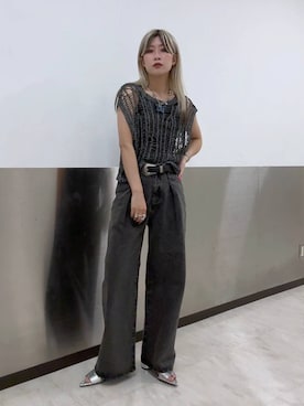 あゆねさん（レディース・164cm）の春コーディネート