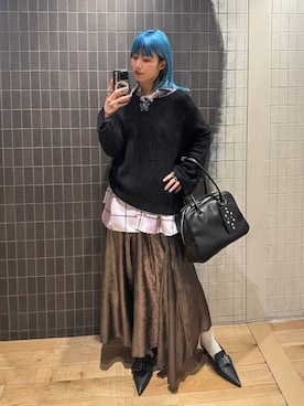 あゆねさん（レディース・164cm）の春コーディネート